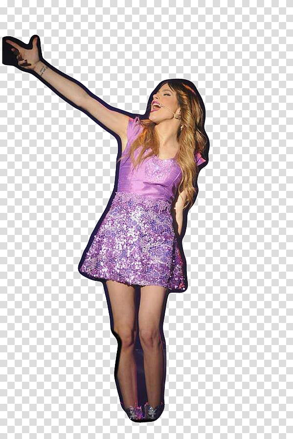 Martina Stoessel shoot Violetta en Vivo transparent background PNG clipart