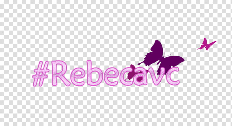 Texto Rebeca transparent background PNG clipart
