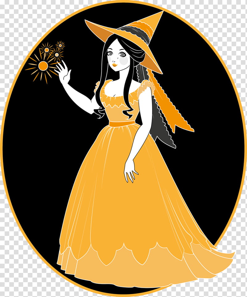Bruja Amarilla, Yellow Witch Joy transparent background PNG clipart