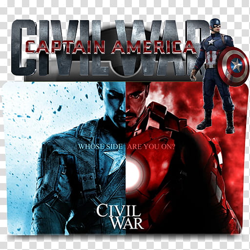 Movies Folders , Captain America . Civil War, transparent background PNG clipart
