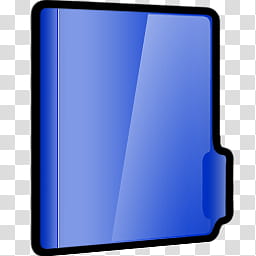 Folder Icons, Blank Blue (Dark) transparent background PNG clipart