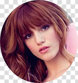 Bella Thorne with slightly open mouth transparent background PNG clipart