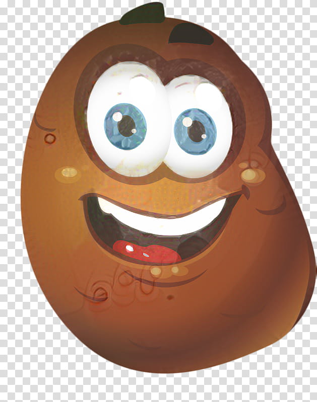 Family Smile, Food, Cartoon, Facial Expression, Orange, Brown, Potato, Mouth transparent background PNG clipart