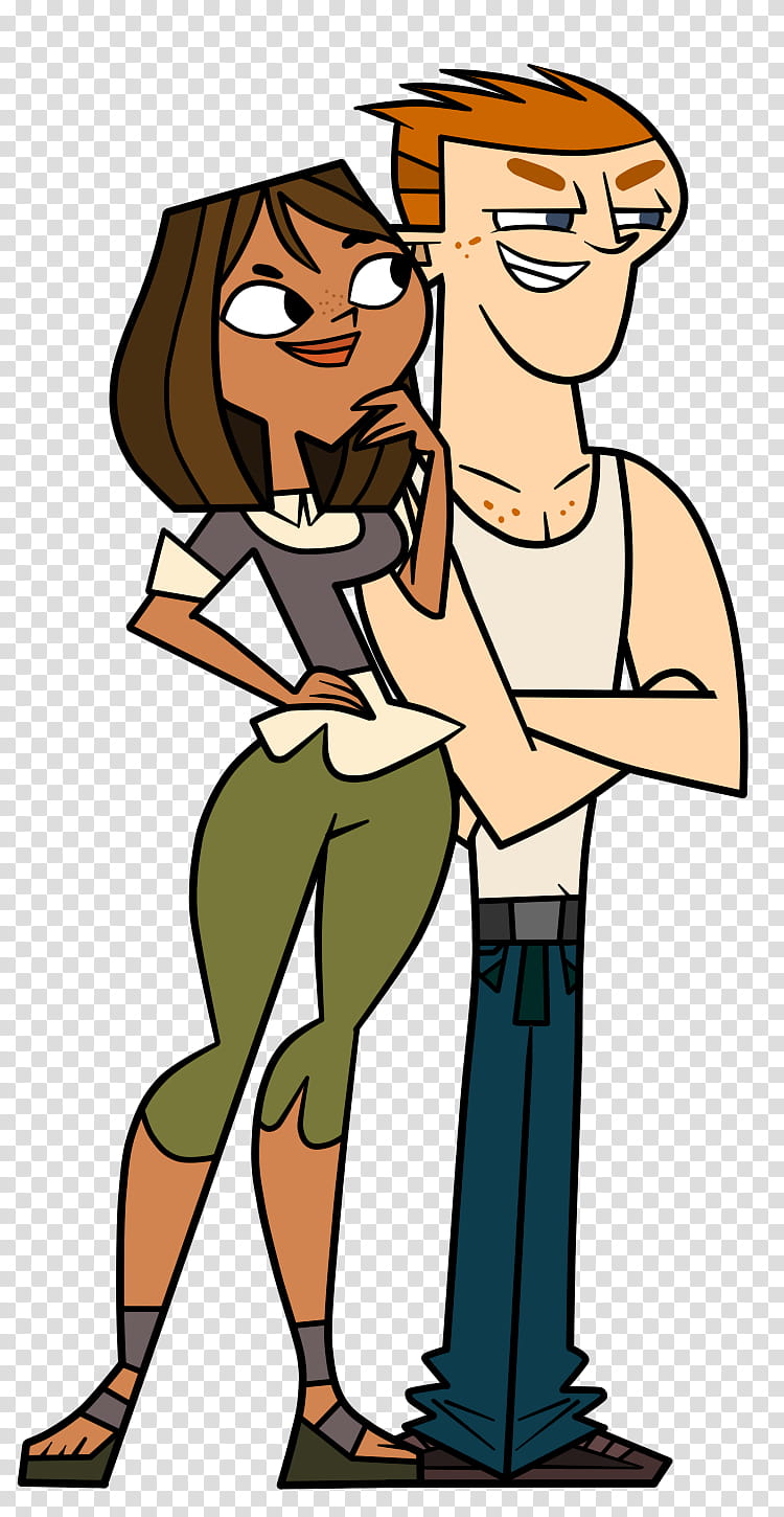 Total Drama All Stars Redux Courtney and Scott transparent background PNG clipart