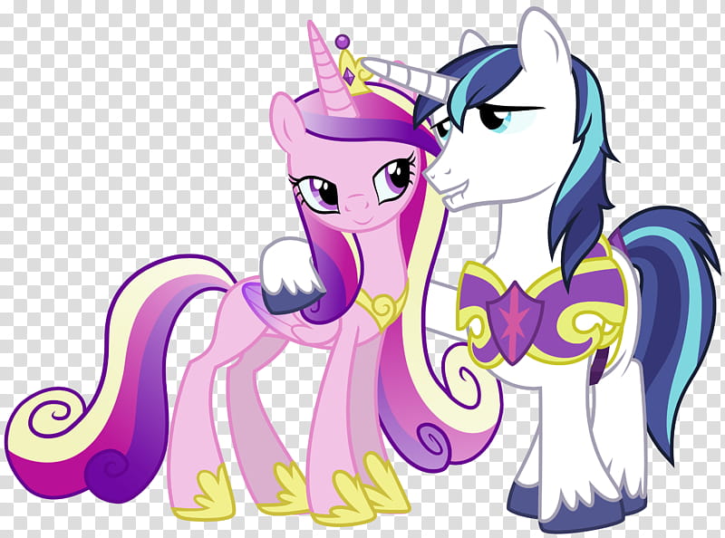 Cadence and Shining Armor transparent background PNG clipart