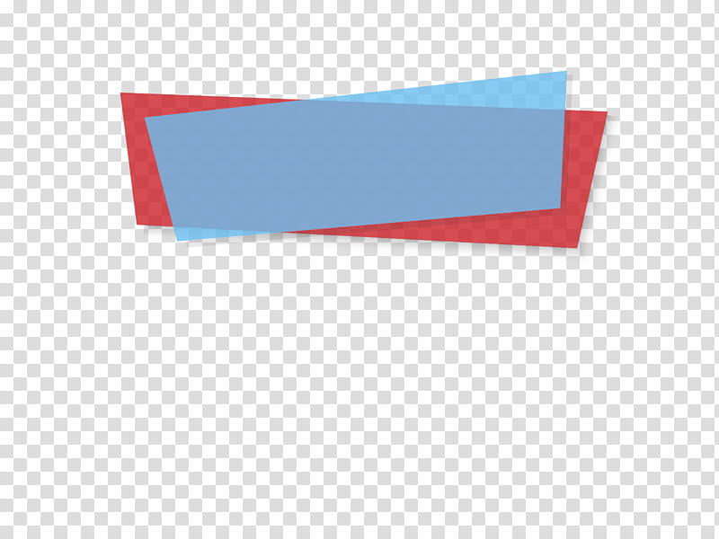 Banners, rectangular blue and red illustration transparent background PNG clipart