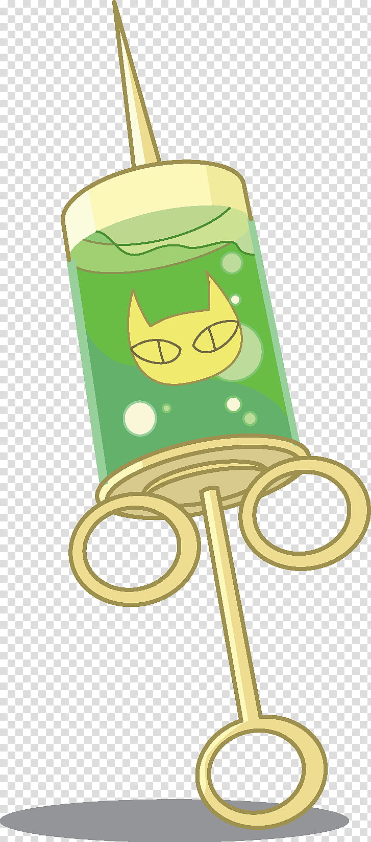 Me Mow Poison, green and yellow syringe transparent background PNG clipart