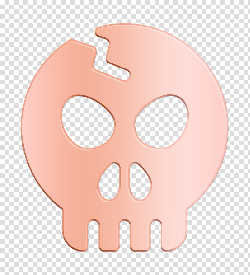 halloween icon skull icon, Pink, Nose, Mouth, Material Property, Bone, Fictional Character transparent background PNG clipart