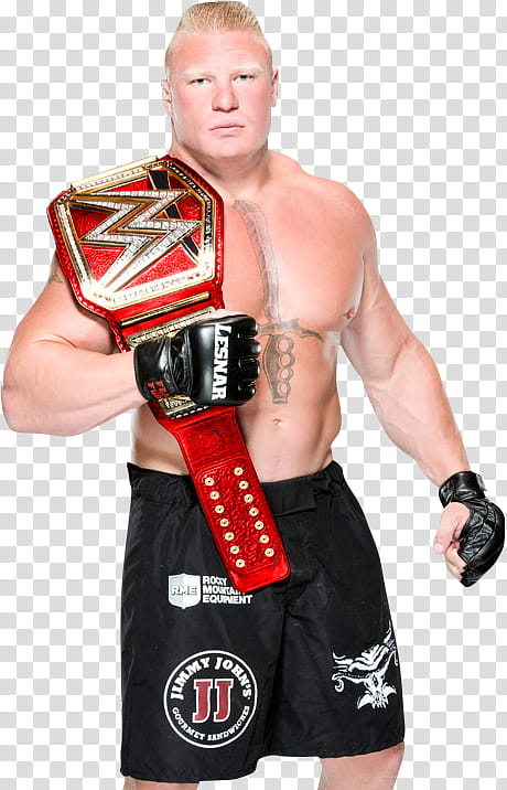 Brock Lesnar with Universal Tittle transparent background PNG clipart