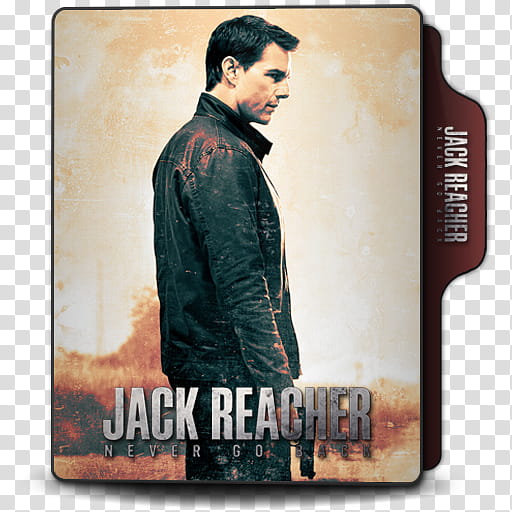 Jack Reacher Collection Folder Icons, Jack Reacher, Never Go Back v transparent background PNG clipart