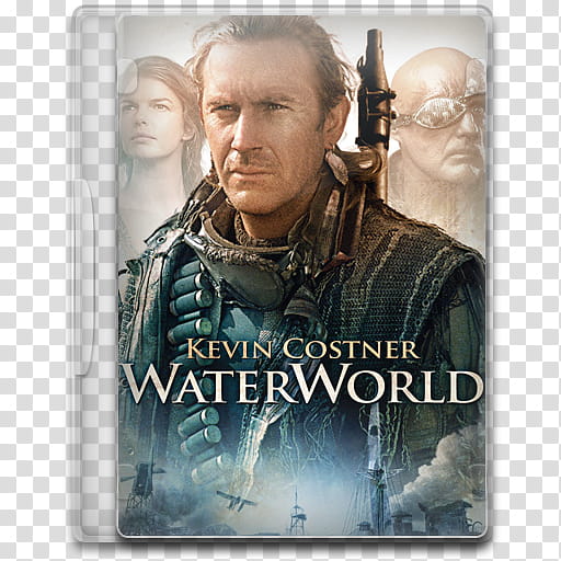 Movie Icon , Waterworld, Kevin Costner Water World movie case transparent background PNG clipart