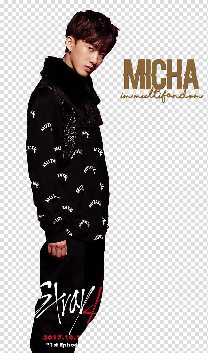 Stray Kids Ver MIXTAPE, man in black hoodie transparent background PNG clipart