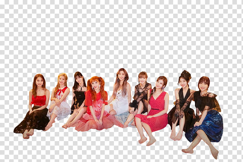 group of Korean women transparent background PNG clipart