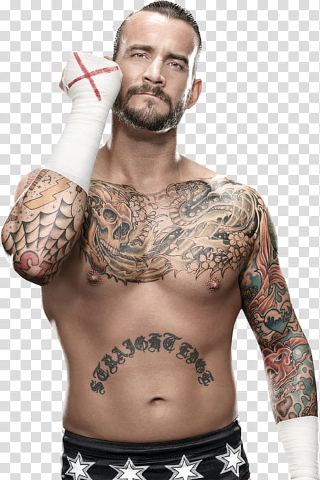 CM Punk  transparent background PNG clipart