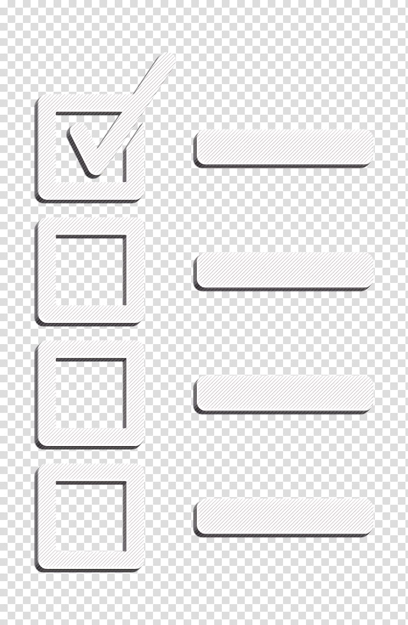 Test Quiz icon My classroom icon Check icon, Interface Icon, Text, Line, Logo, Rectangle, Symbol, Blackandwhite transparent background PNG clipart