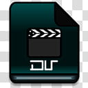 Darkness icon, File dv, green clapper board icon transparent background PNG clipart