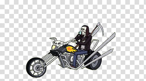 man riding motorcycle illustration transparent background PNG clipart