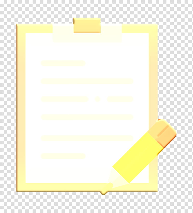 Interaction Assets icon Notepad icon Note icon, Yellow, Text, Rectangle, Paper Product, Material Property, Square, Postit Note transparent background PNG clipart