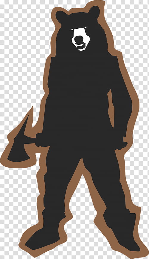 Polar Bear, American Black Bear, Tshirt, Bear Hunting, Silhouette, Grizzly Bear, Sleeve, Brown Bear transparent background PNG clipart