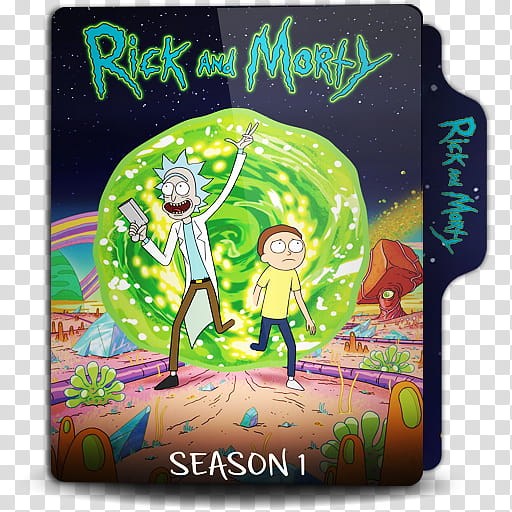 Rick and Morty Series Folder Icons, Rick and Morty S transparent background PNG clipart