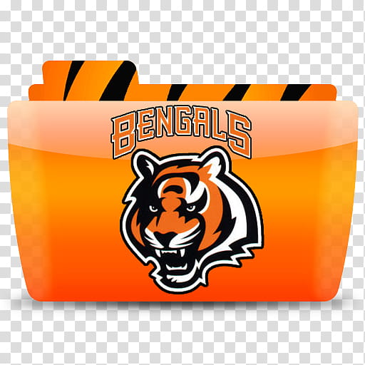 ColorFlow Cincinnati Bengals, bengalsfolder icon transparent background PNG clipart