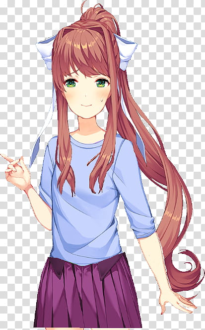 Just Monika transparent background PNG clipart