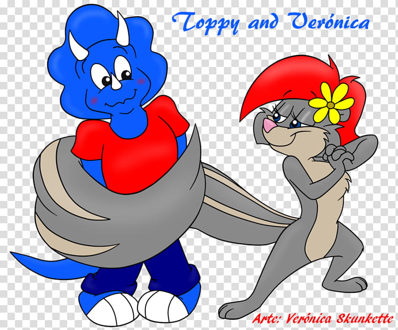 Toppy y Veronica transparent background PNG clipart