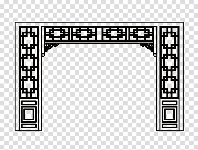 Black And White Frame, Dongyang, Window, Wood Carving, Sculpture, Door, Moon Gate, Architecture transparent background PNG clipart