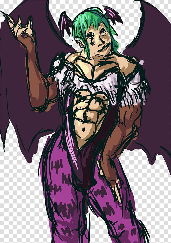 Game Characters Challenge,: Morrigan transparent background PNG clipart