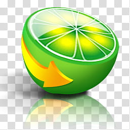 Reflective Dock Icons, LIMEWIRE transparent background PNG clipart