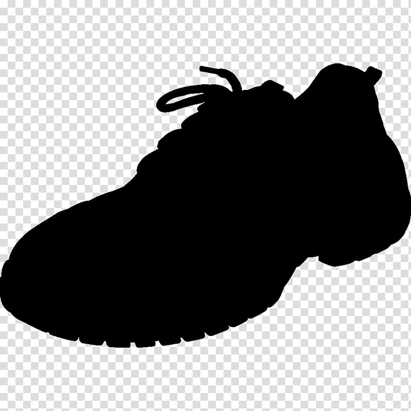 Shoe Footwear, Walking, Silhouette, Black M, White, Outdoor Shoe, Athletic Shoe, Blackandwhite transparent background PNG clipart