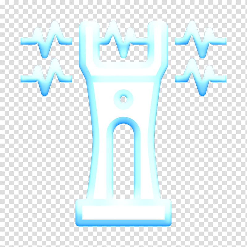 Stun gun icon Taser icon Crime icon, Text, Logo, Electric Blue transparent background PNG clipart