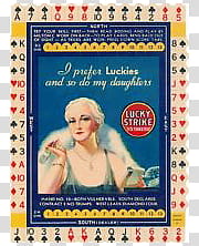 Vintage Cigarettes s, Lucky Strike transparent background PNG clipart