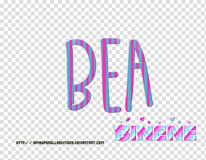 Bea Binene text transparent background PNG clipart