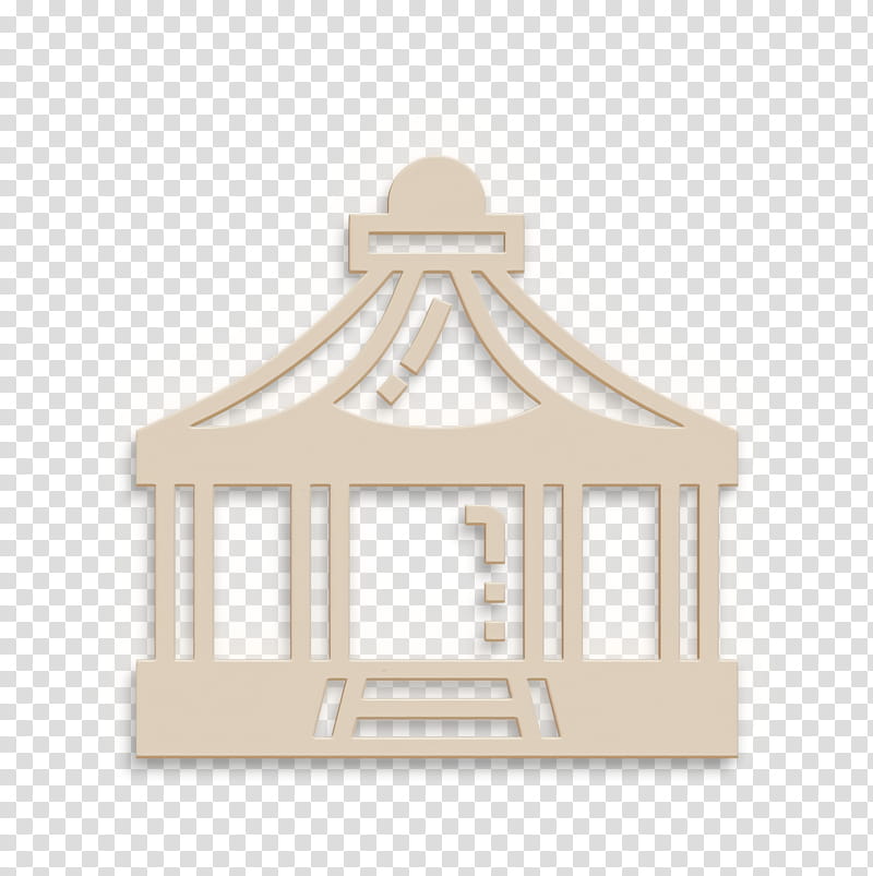 Tent icon Architecture icon Shelter icon, Lighting, Beige, Light Fixture, Furniture transparent background PNG clipart