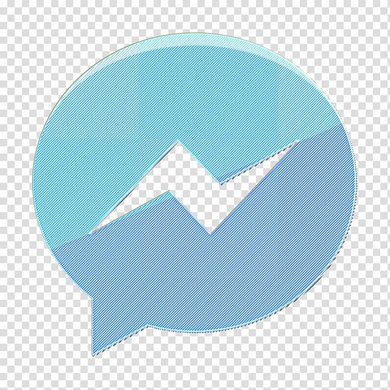 Facebook icon Messenger icon Social media icon, Blue, Aqua, Turquoise, Azure, Logo, Sky, Electric Blue transparent background PNG clipart