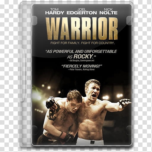 Movie Icon , Warrior, Warrior DVD case transparent background PNG clipart