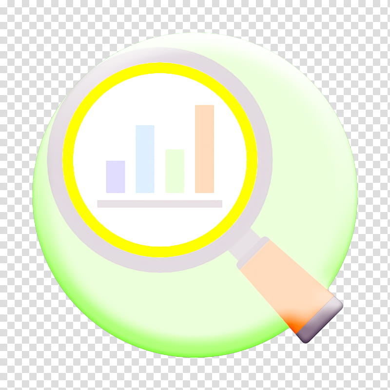 Graph icon Digital marketing icon Statistics icon, Circle, Yellow, Logo, Symbol, Graphic Design transparent background PNG clipart