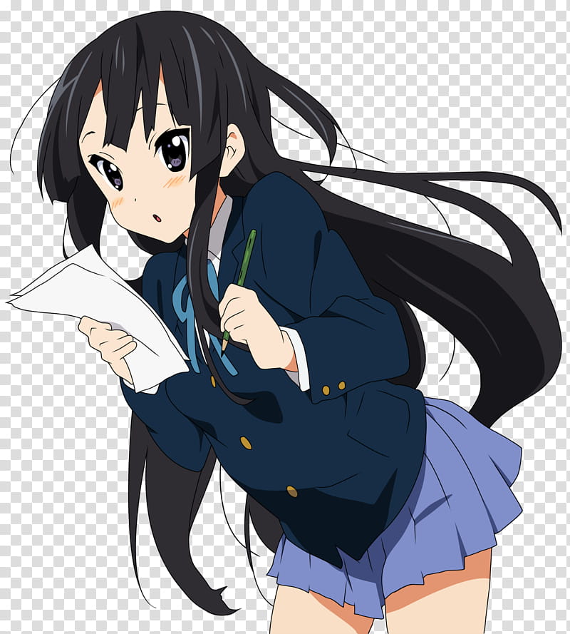 Renders Mio Akiyama transparent background PNG clipart