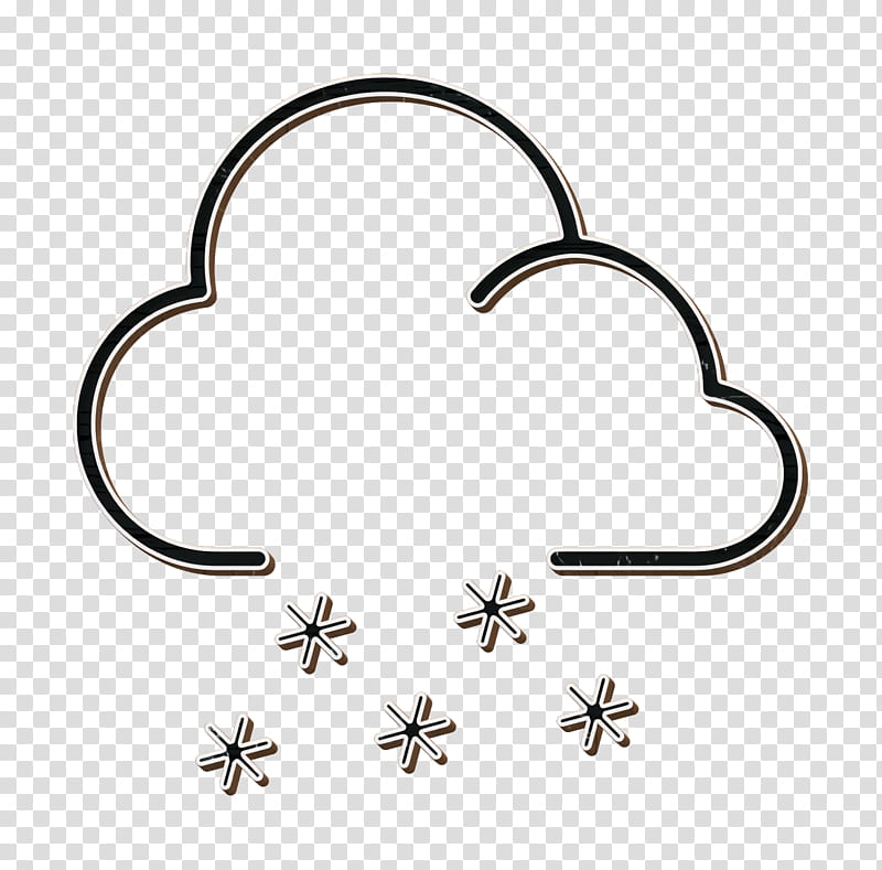 Rain Cloud, Cloud Icon, Snow Icon, Weather Icon, Winter Icon, Body Jewelry transparent background PNG clipart