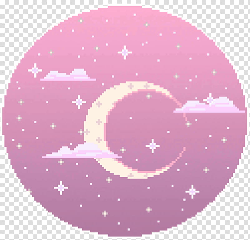 Kawaii Pixel Art, Moon, Tenor, GIF Art, Animation, Channel, Pixelation,  Pink transparent background PNG clipart