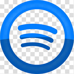 Spotify Icon Blue