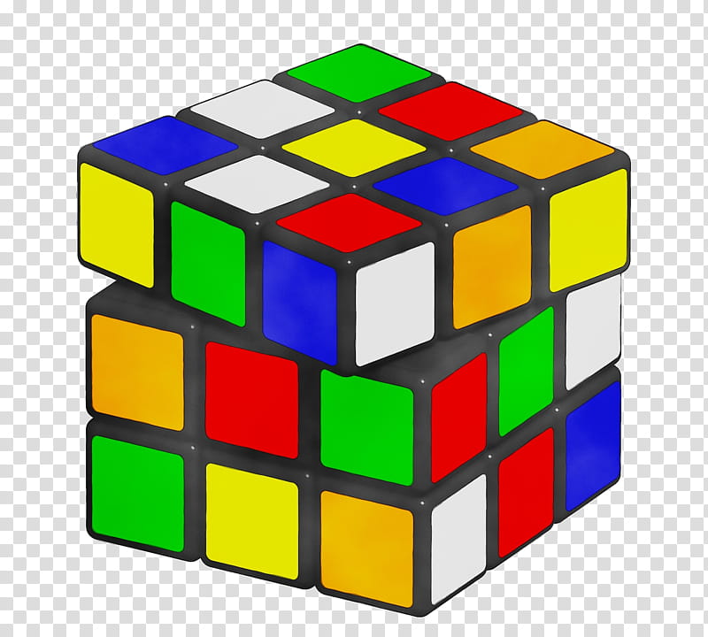 Rubik's Cube Puzzle cube Video Games Speedcubing, Watercolor, Paint, Wet Ink, Rubiks Cube, Watercolor Painting, Toy, Educational Toy transparent background PNG clipart