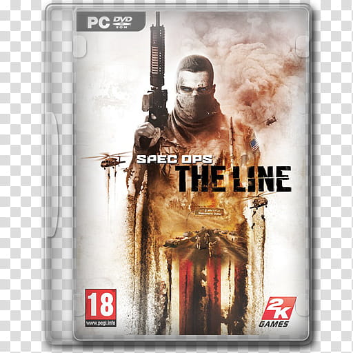 Game Icons , Spec-Ops-The-Line, PC DVD Spec Ops The Line DVD transparent background PNG clipart