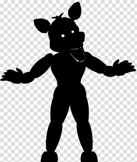 Shadow Funtime Foxy (FNAF SL) transparent background PNG clipart