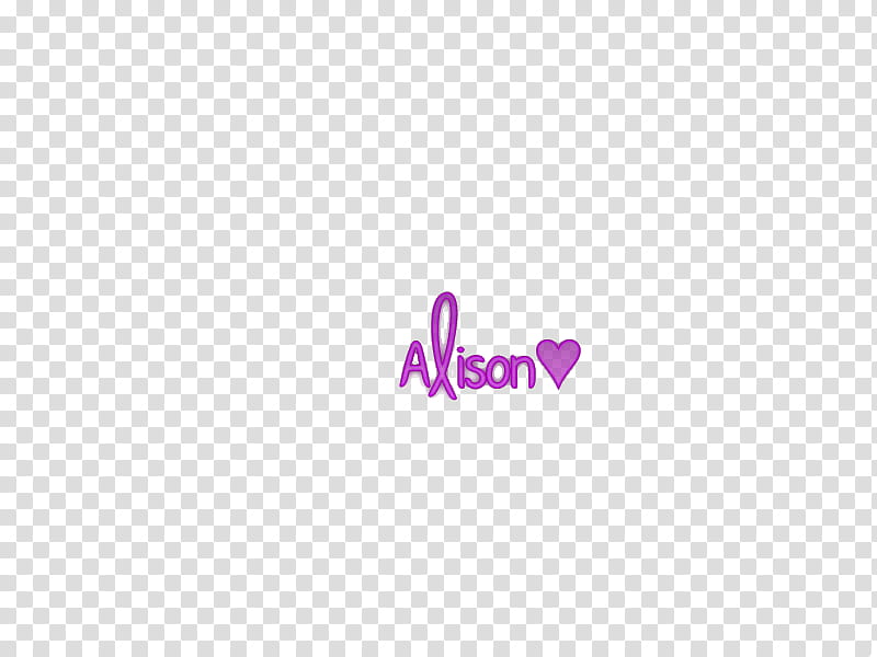 Firma ALISON transparent background PNG clipart