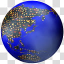 Cubepolis Globe Terra Icon set, JcBBerryCJetx, blue and green planet illustration transparent background PNG clipart