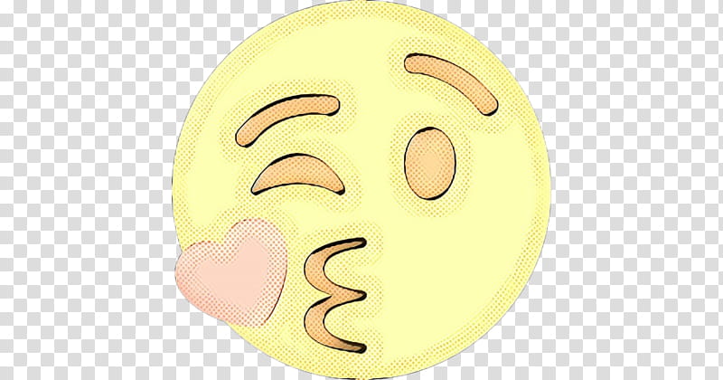Emoticon, Pop Art, Retro, Vintage, Face, Yellow, Facial Expression, Nose transparent background PNG clipart