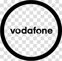 vodafone logo black