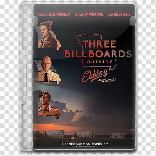 Movie Icon , Three Billboards Outside Ebbing, Missouri, Three Billboards Outside Ebbing Missouri poster transparent background PNG clipart
